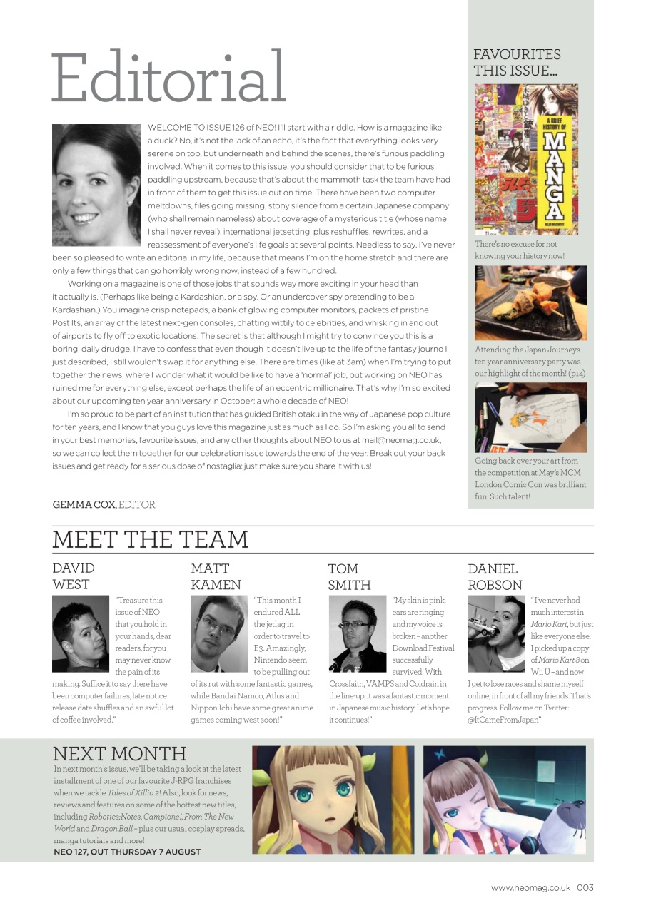 NEO Magazine Preview Pages