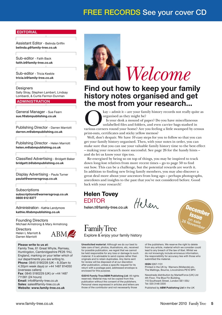 Family Tree Preview Pages