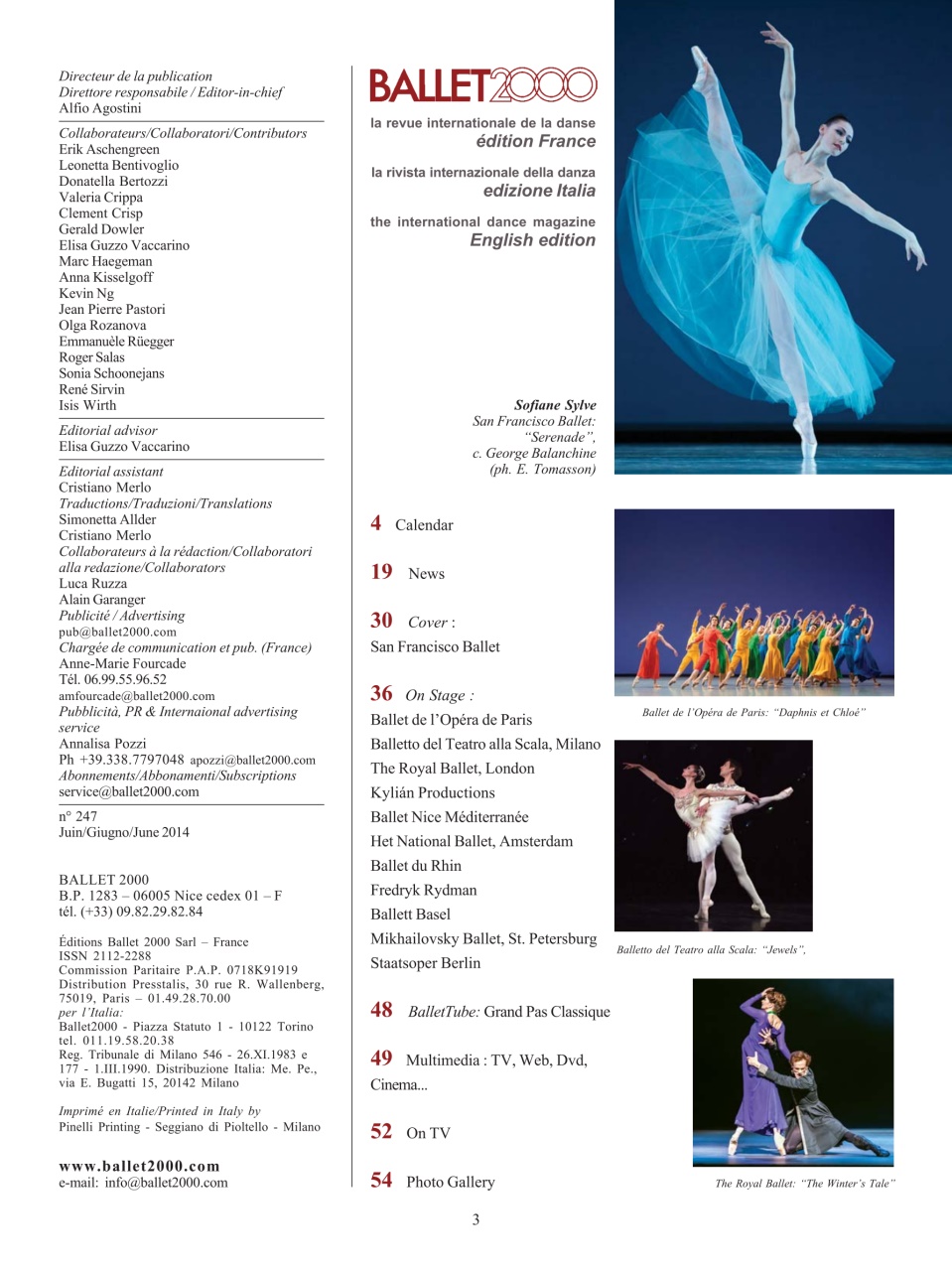 BALLET2000 Edizione Italia Preview Pages