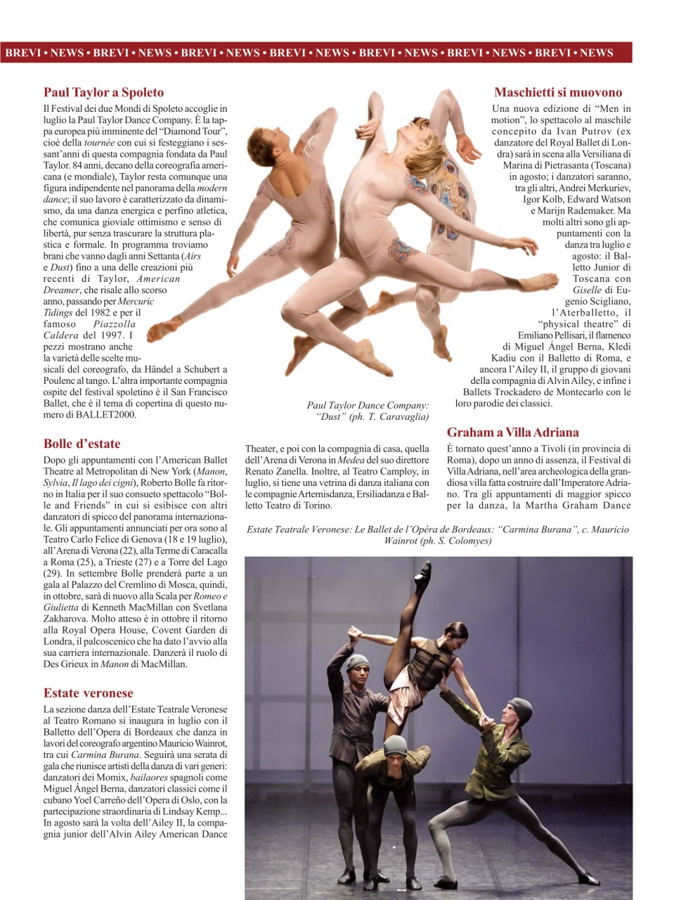 BALLET2000 Edizione Italia Preview Pages