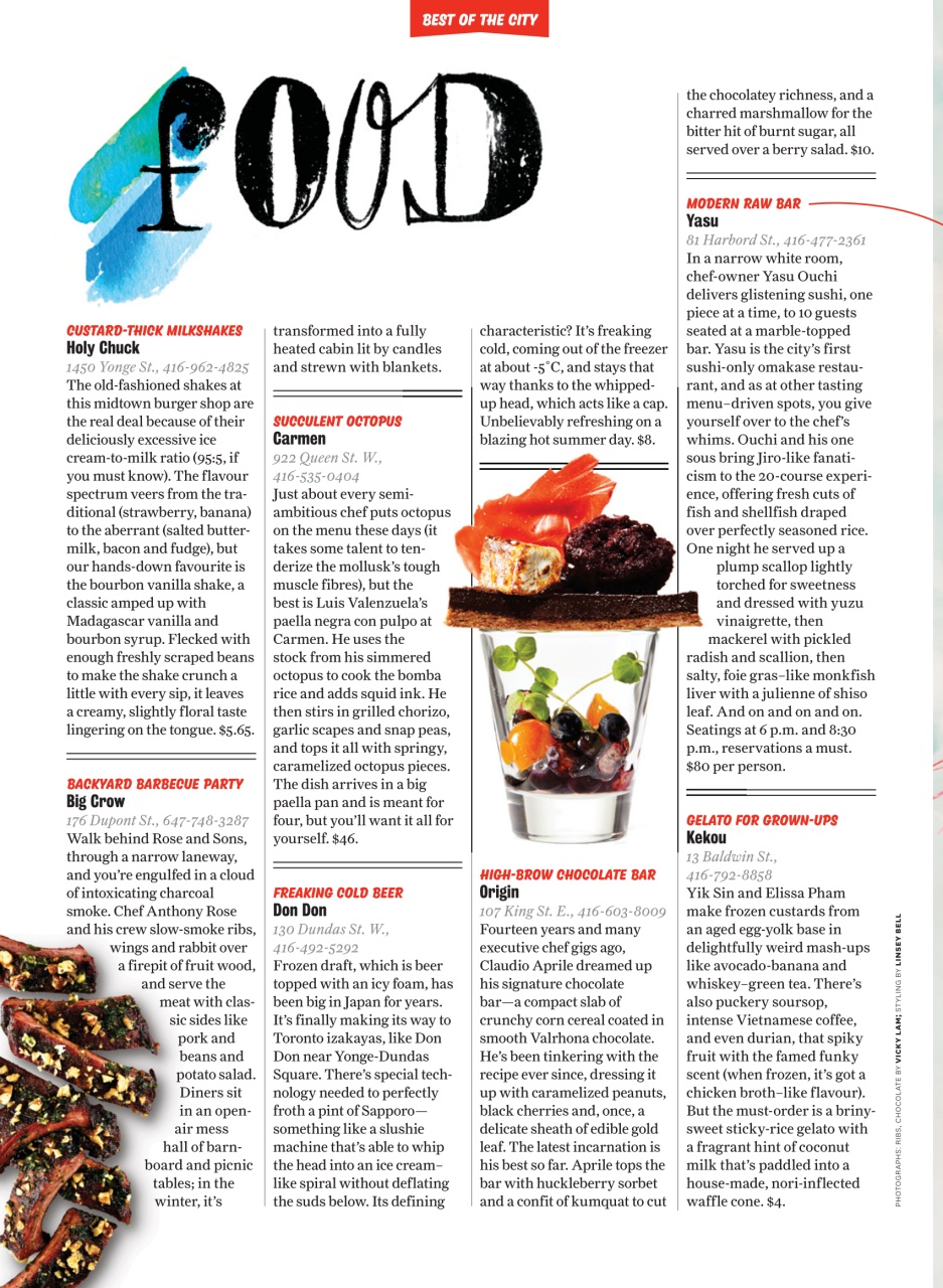 Toronto Life Preview Pages