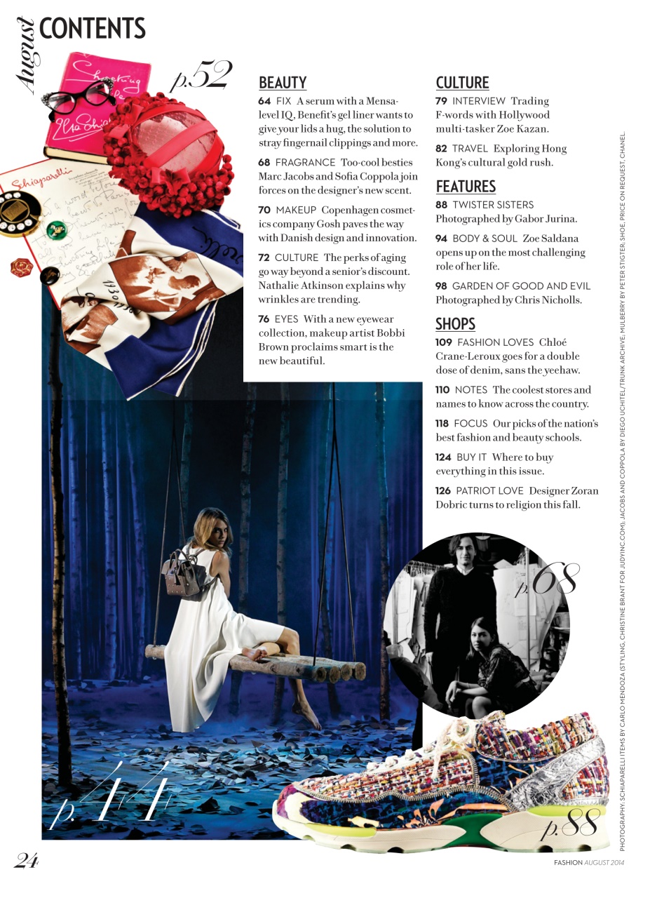 Fashion Magazine Preview Pages