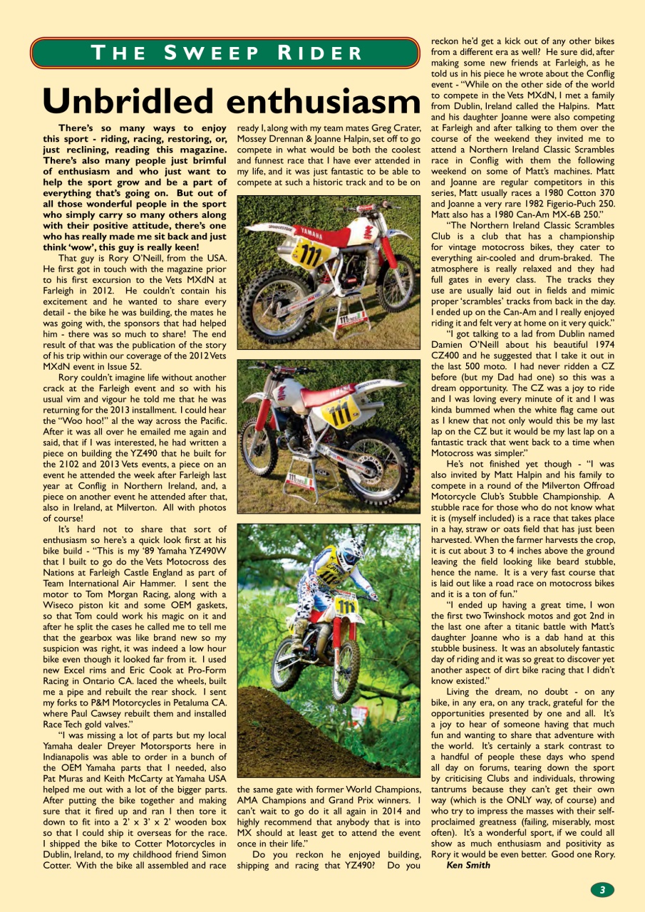 VMX Magazine Preview Pages