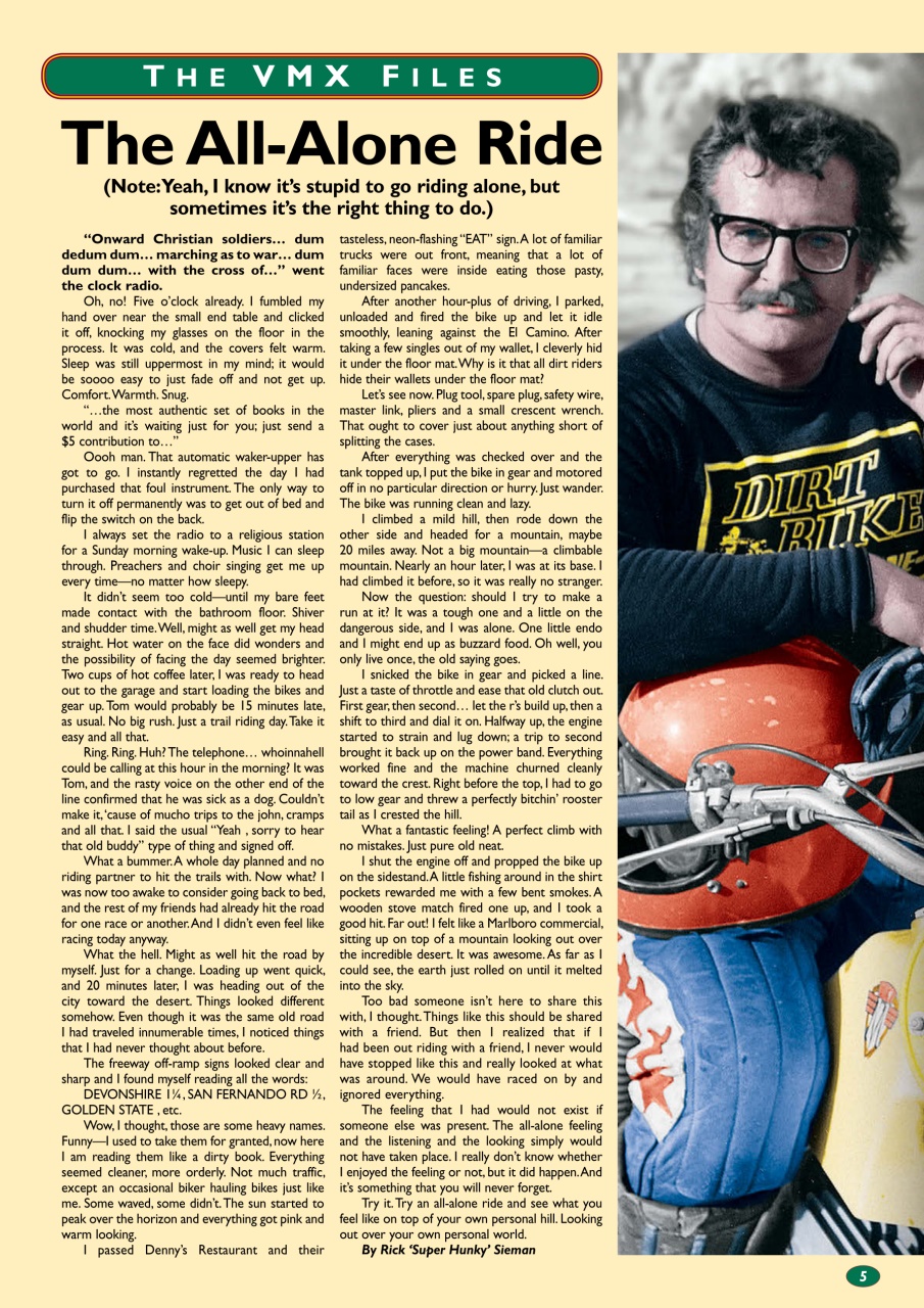 VMX Magazine Preview Pages