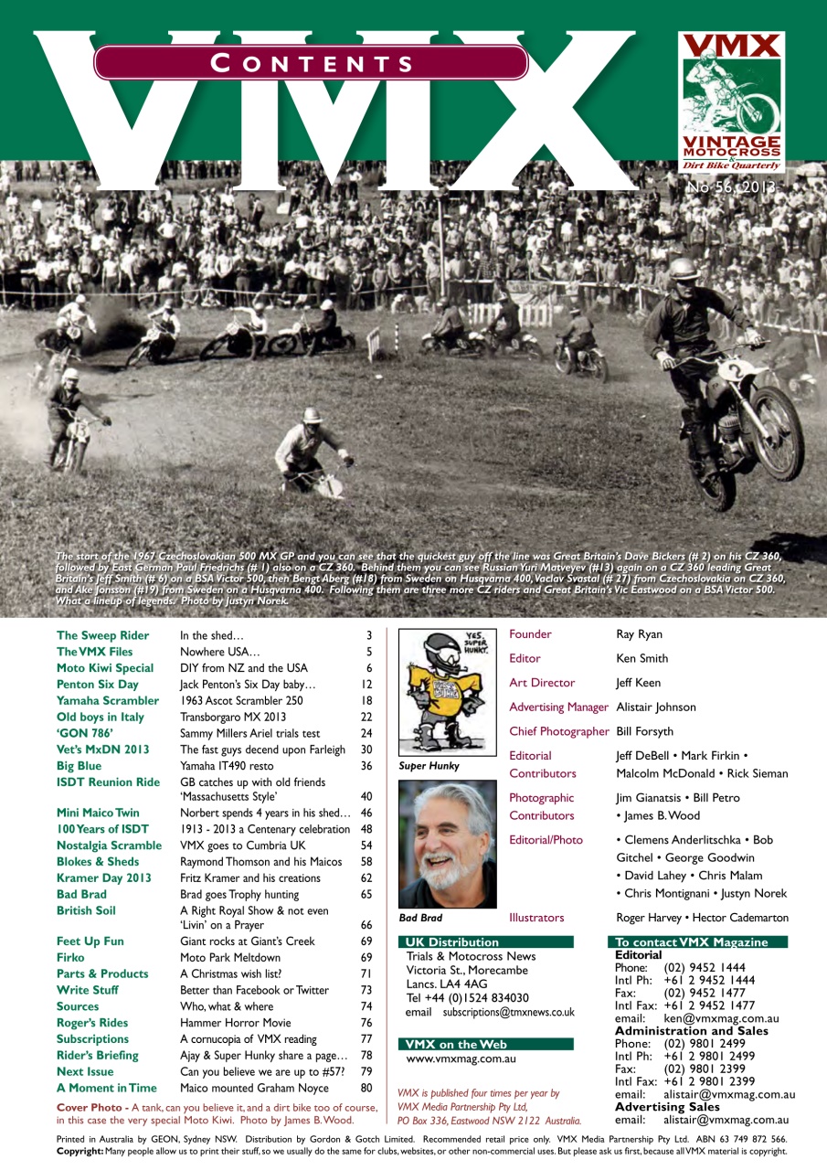 VMX Magazine Preview Pages