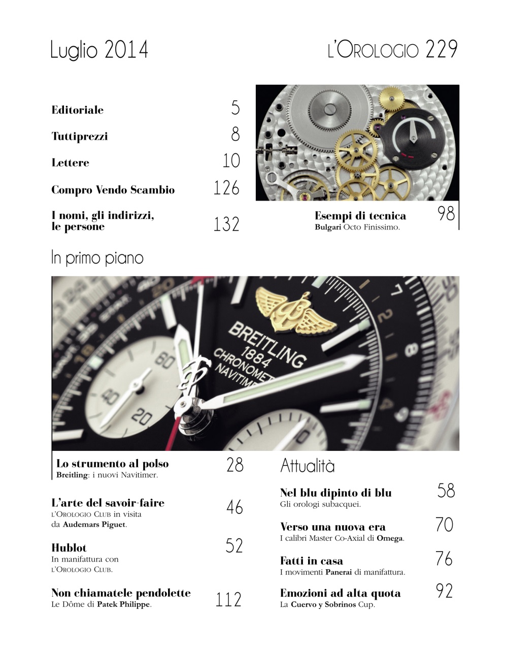 L'Orologio Preview Pages