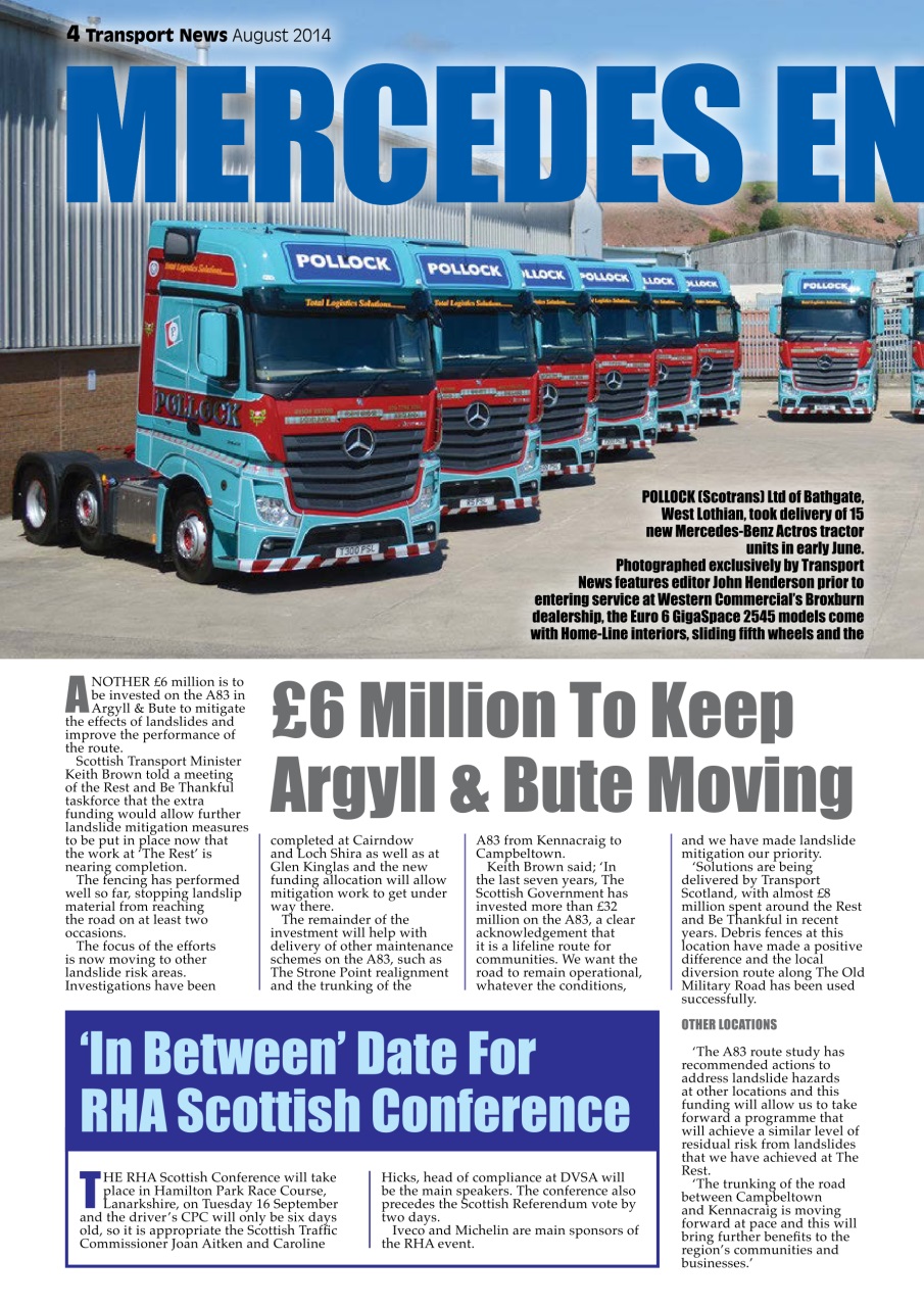 Transport News Preview Pages