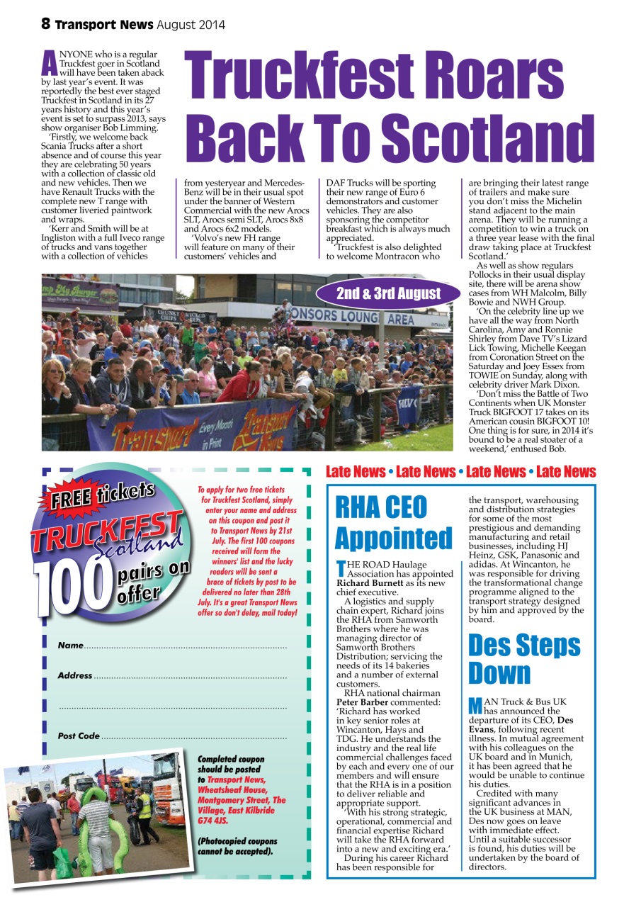 Transport News Preview Pages