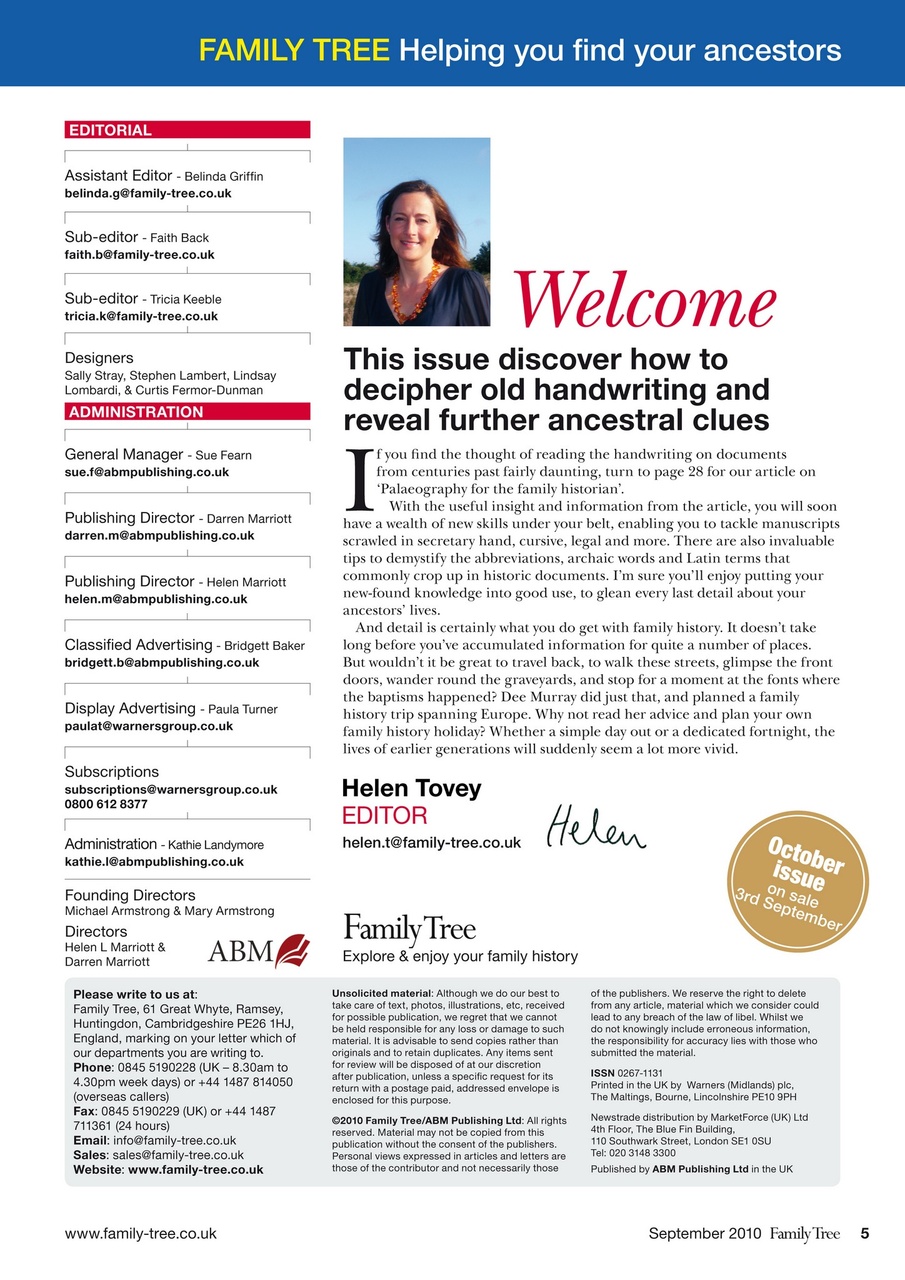 Family Tree Preview Pages