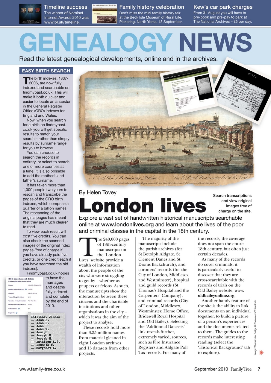 Family Tree Preview Pages