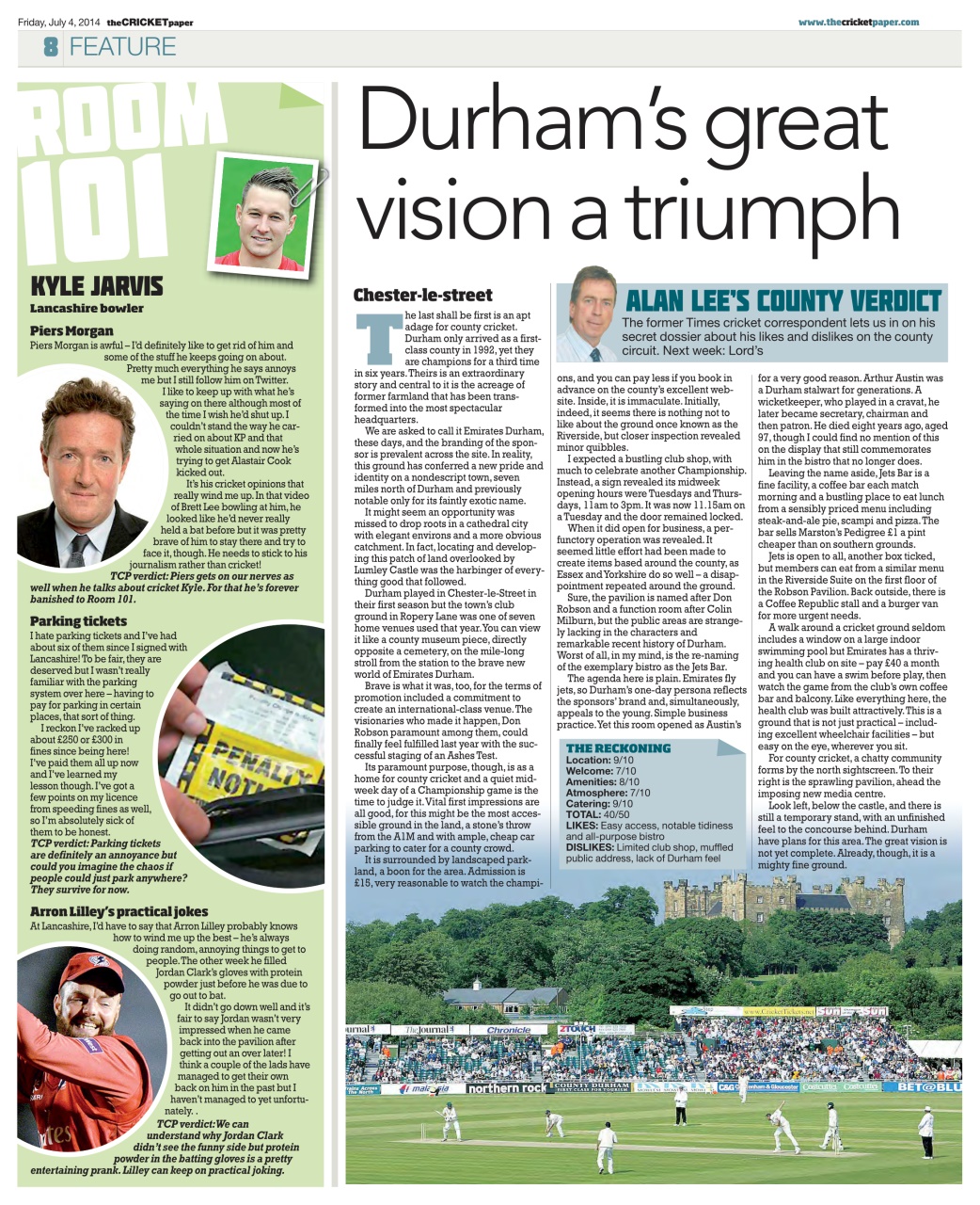 The Cricket Paper Preview Pages