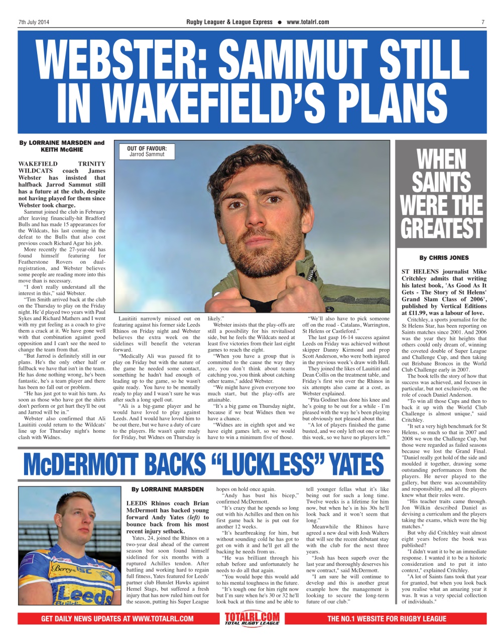 League Express Preview Pages