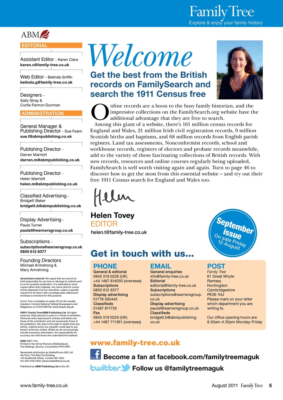 Family Tree Preview Pages