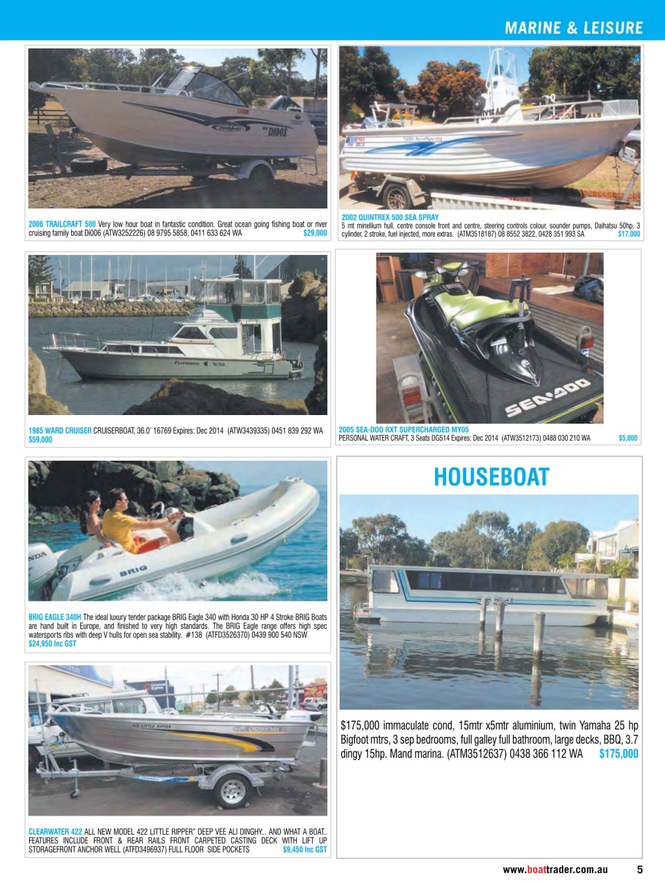 Boat Trader Australia Preview Pages
