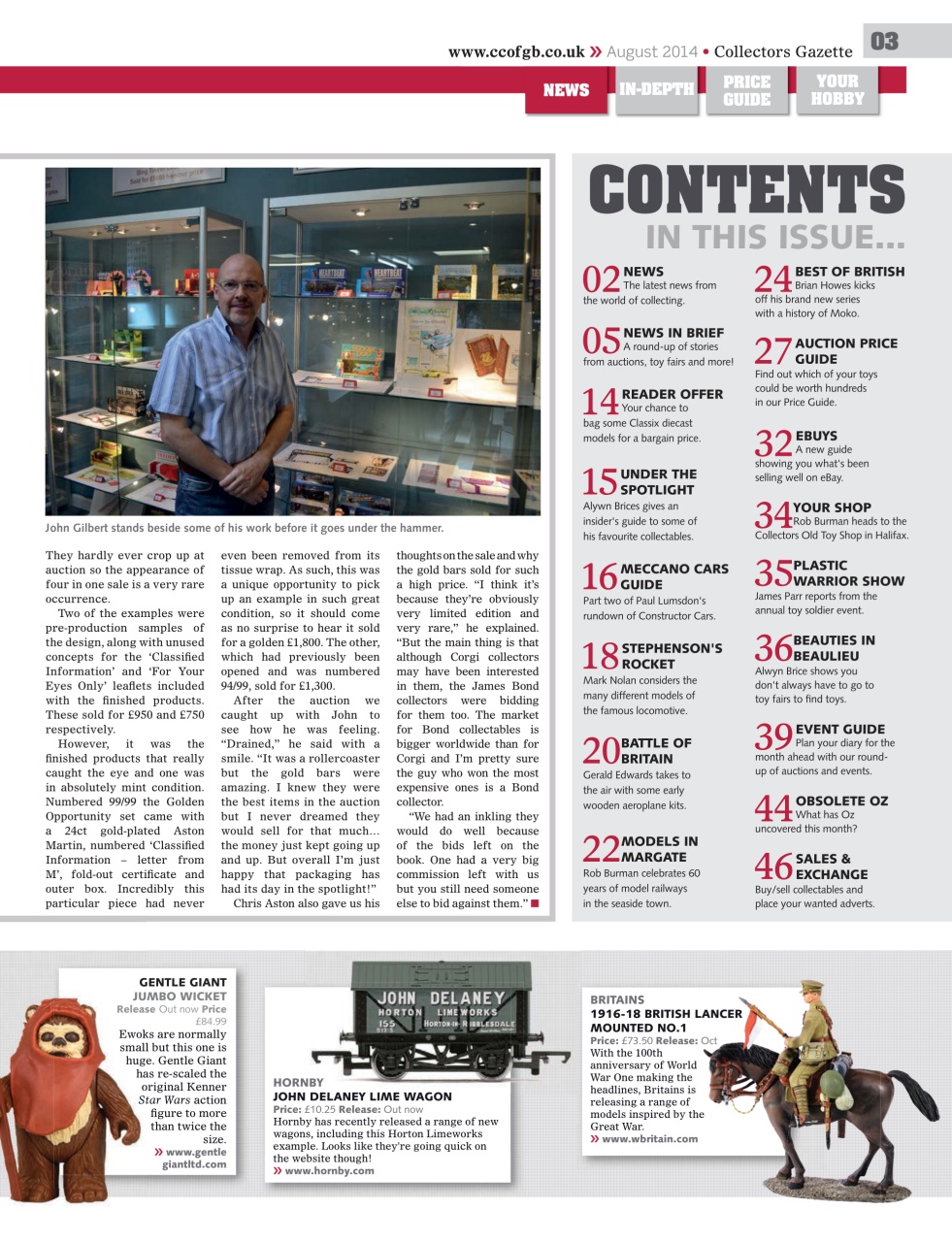 Collectors Gazette Preview Pages