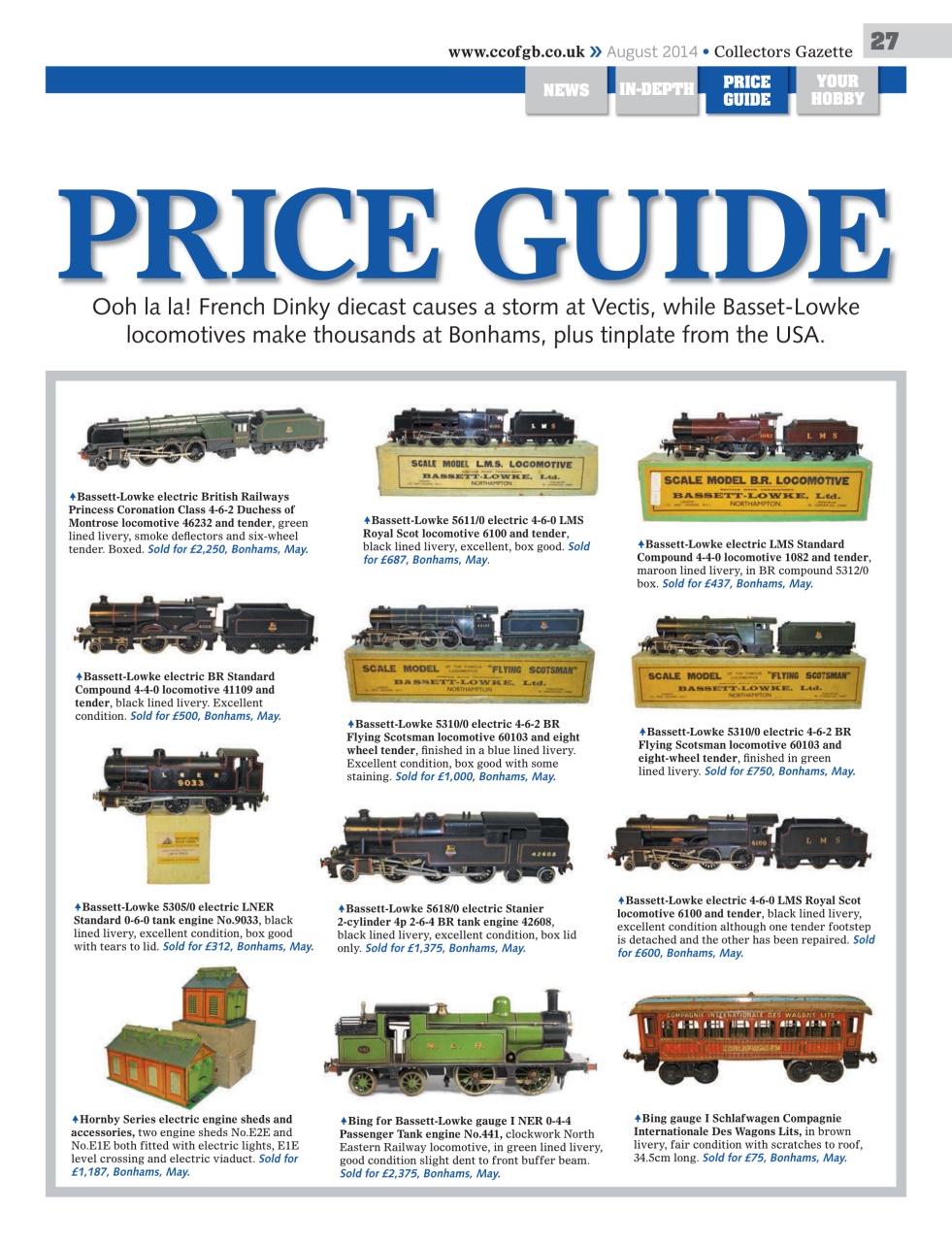 Collectors Gazette Preview Pages