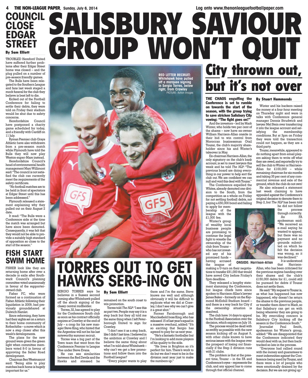 The Non-League Football Paper Preview Pages
