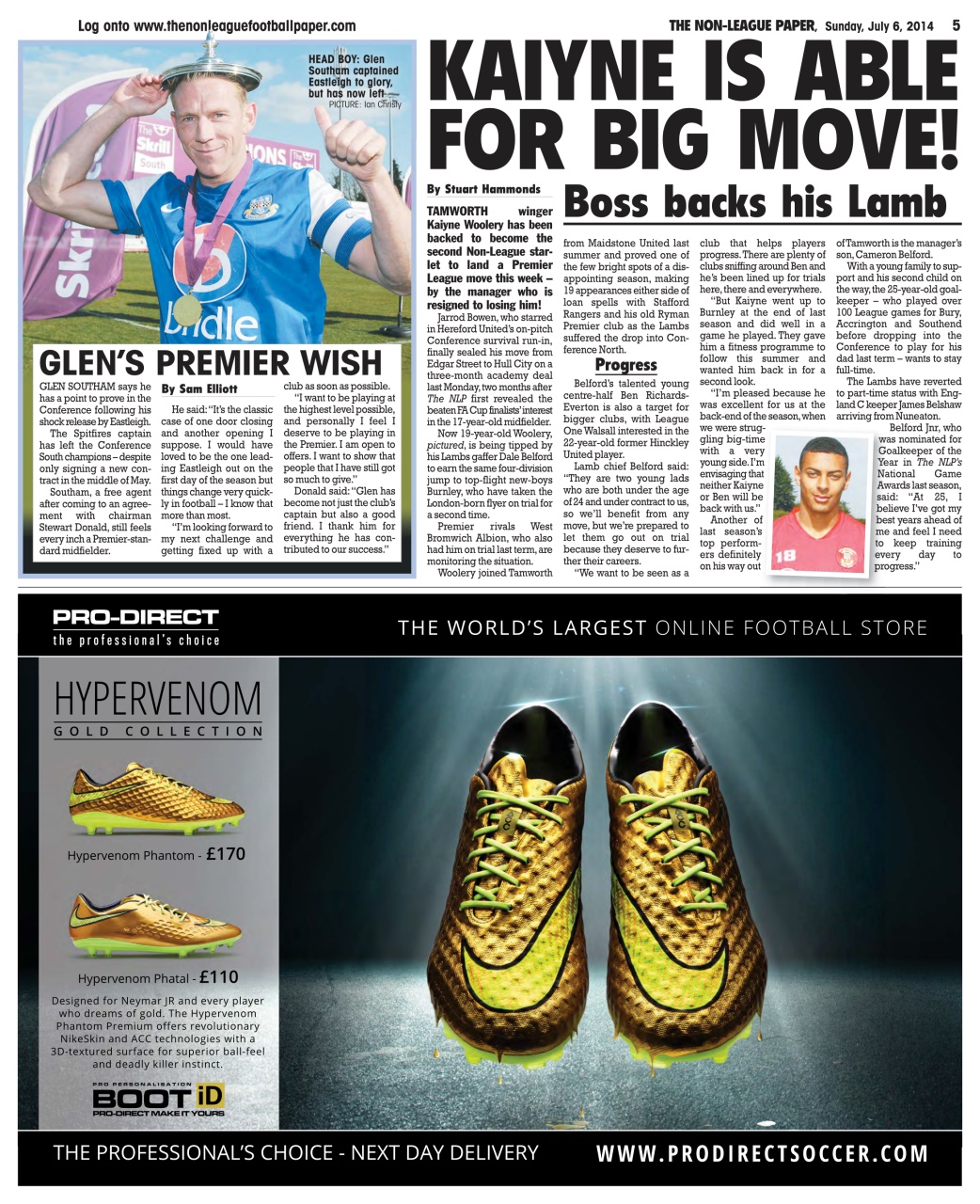 The Non-League Football Paper Preview Pages
