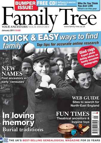 Family Tree issue January 2011
