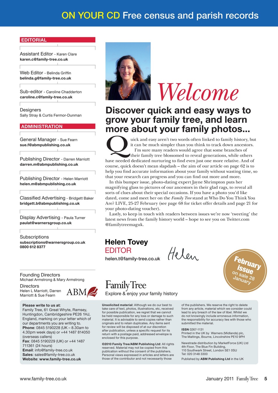 Family Tree Preview Pages