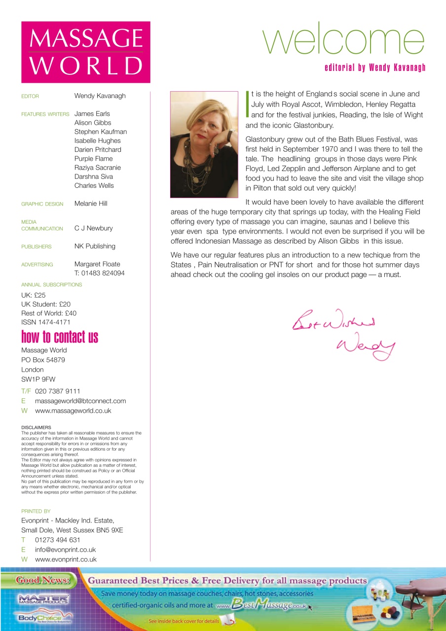 Massage World Preview Pages