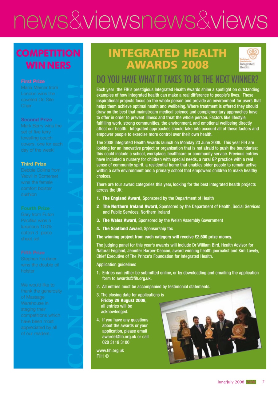 Massage World Preview Pages