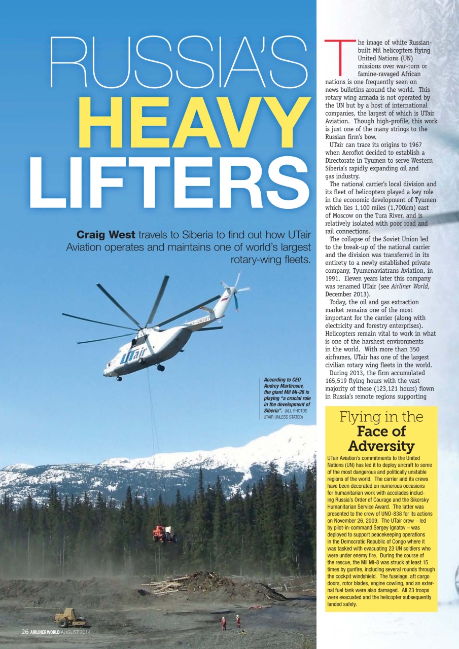 Airliner World Preview Pages