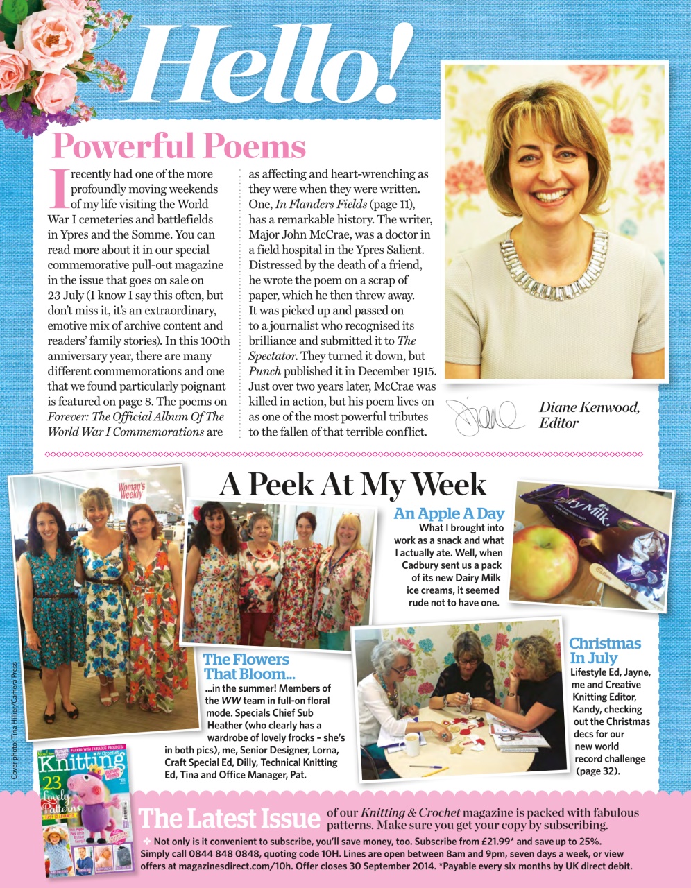 Woman's Weekly Preview Pages