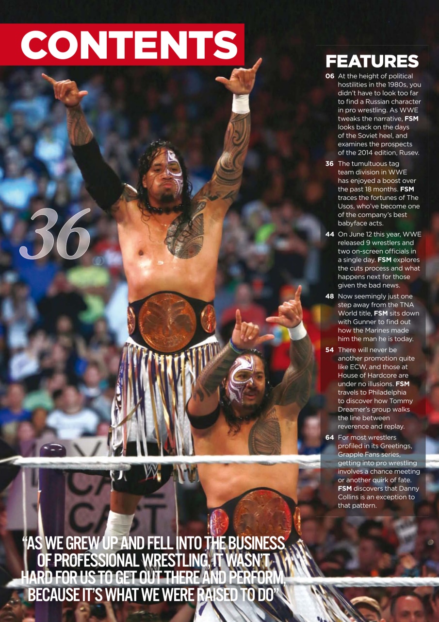 Wrestletalk Magazine Preview Pages