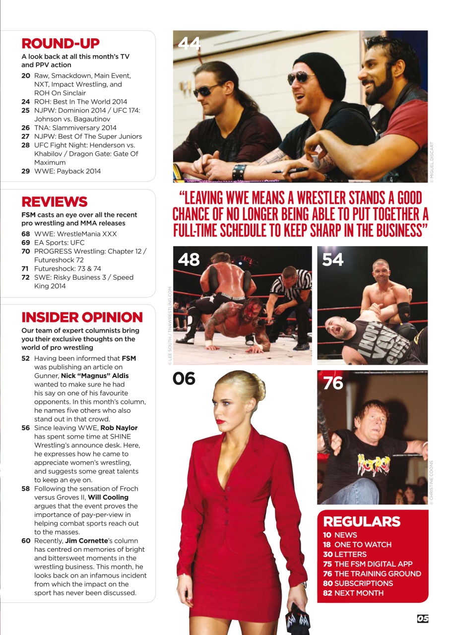 Wrestletalk Magazine Preview Pages