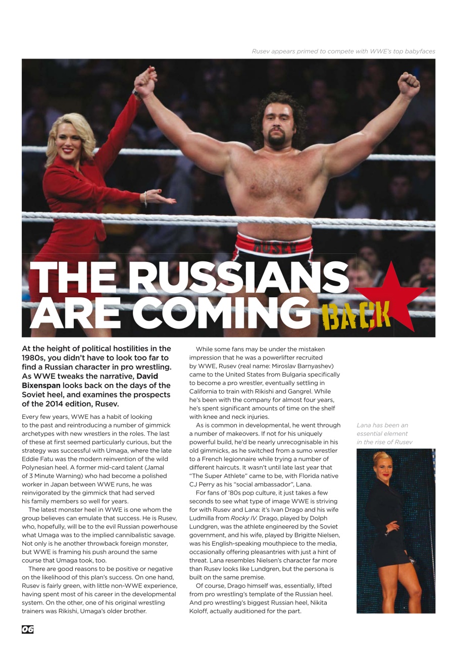 Wrestletalk Magazine Preview Pages