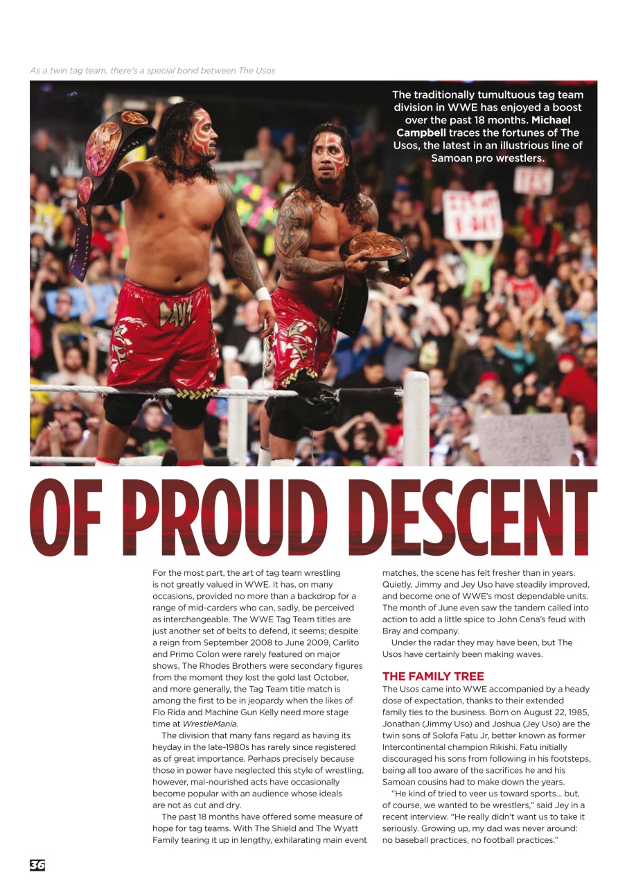 Wrestletalk Magazine Preview Pages