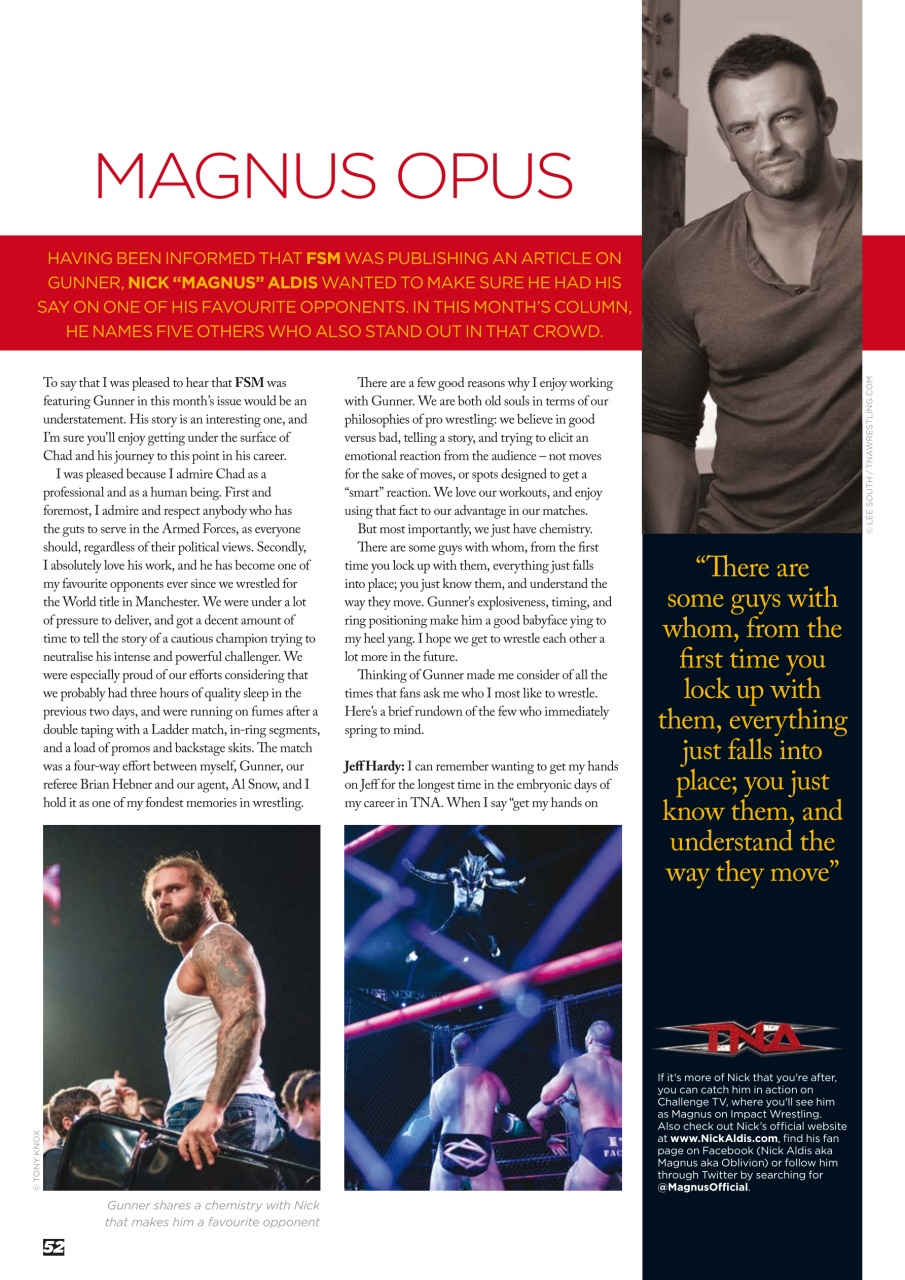 Wrestletalk Magazine Preview Pages
