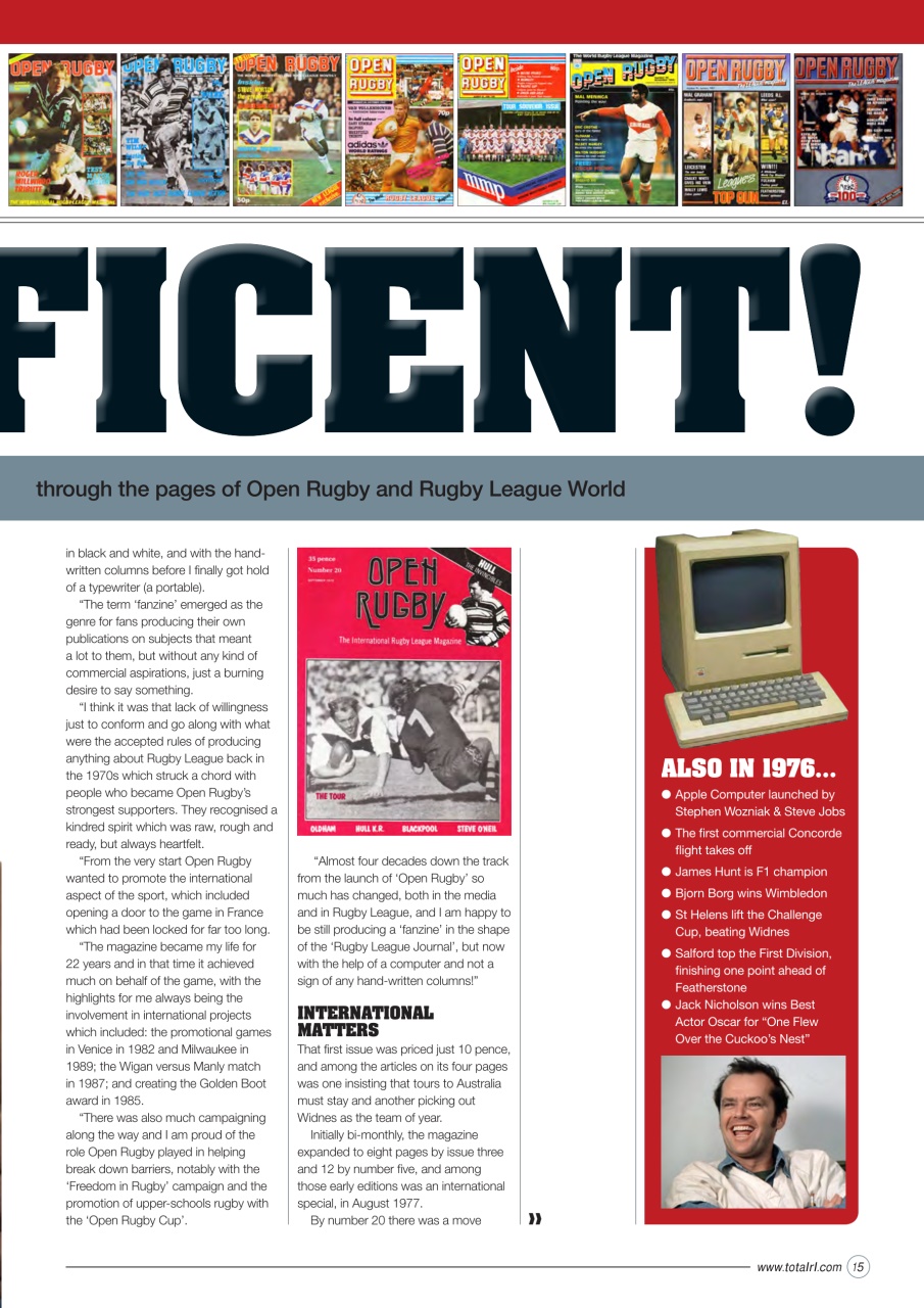 Rugby League World Preview Pages