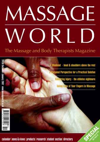 Massage World issue Massage World Dec-Jan 2007