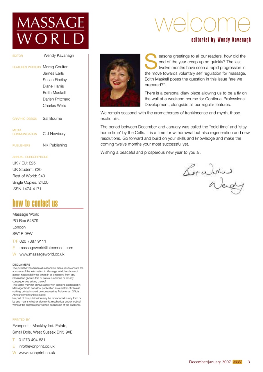 Massage World Preview Pages