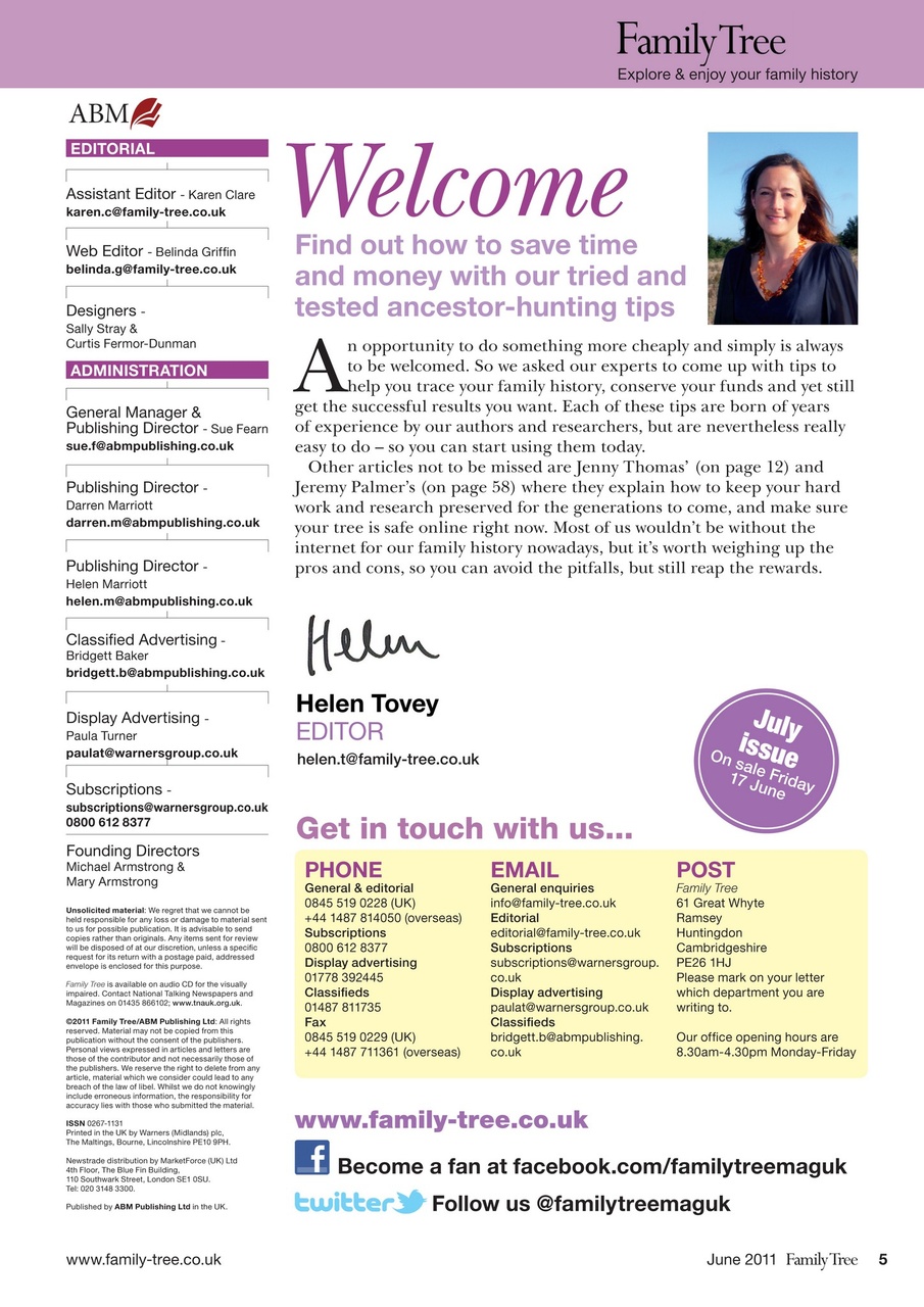 Family Tree Preview Pages