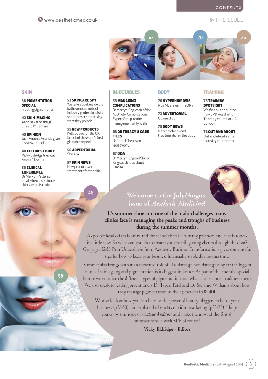 Aesthetic Medicine Preview Pages