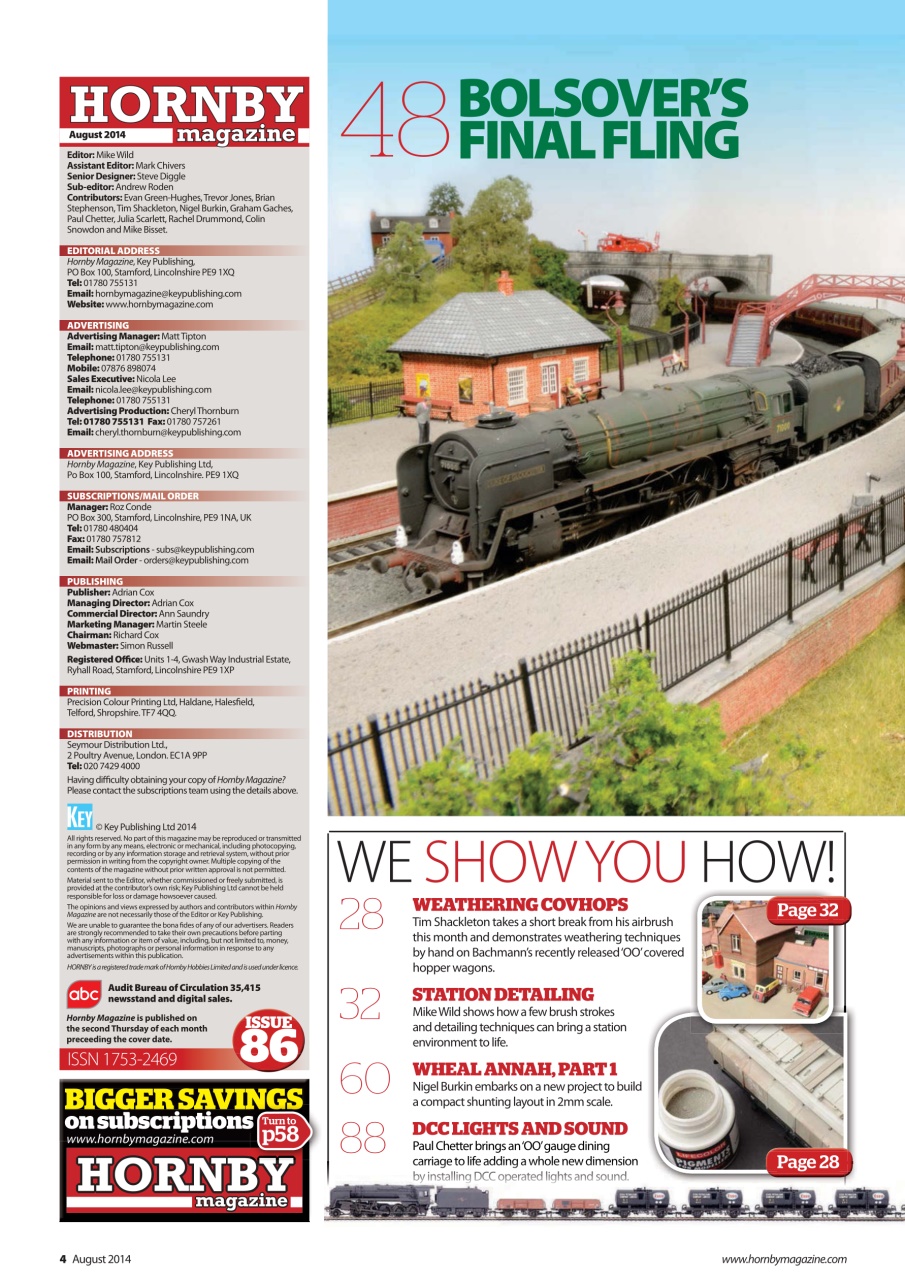 Hornby Magazine Preview Pages