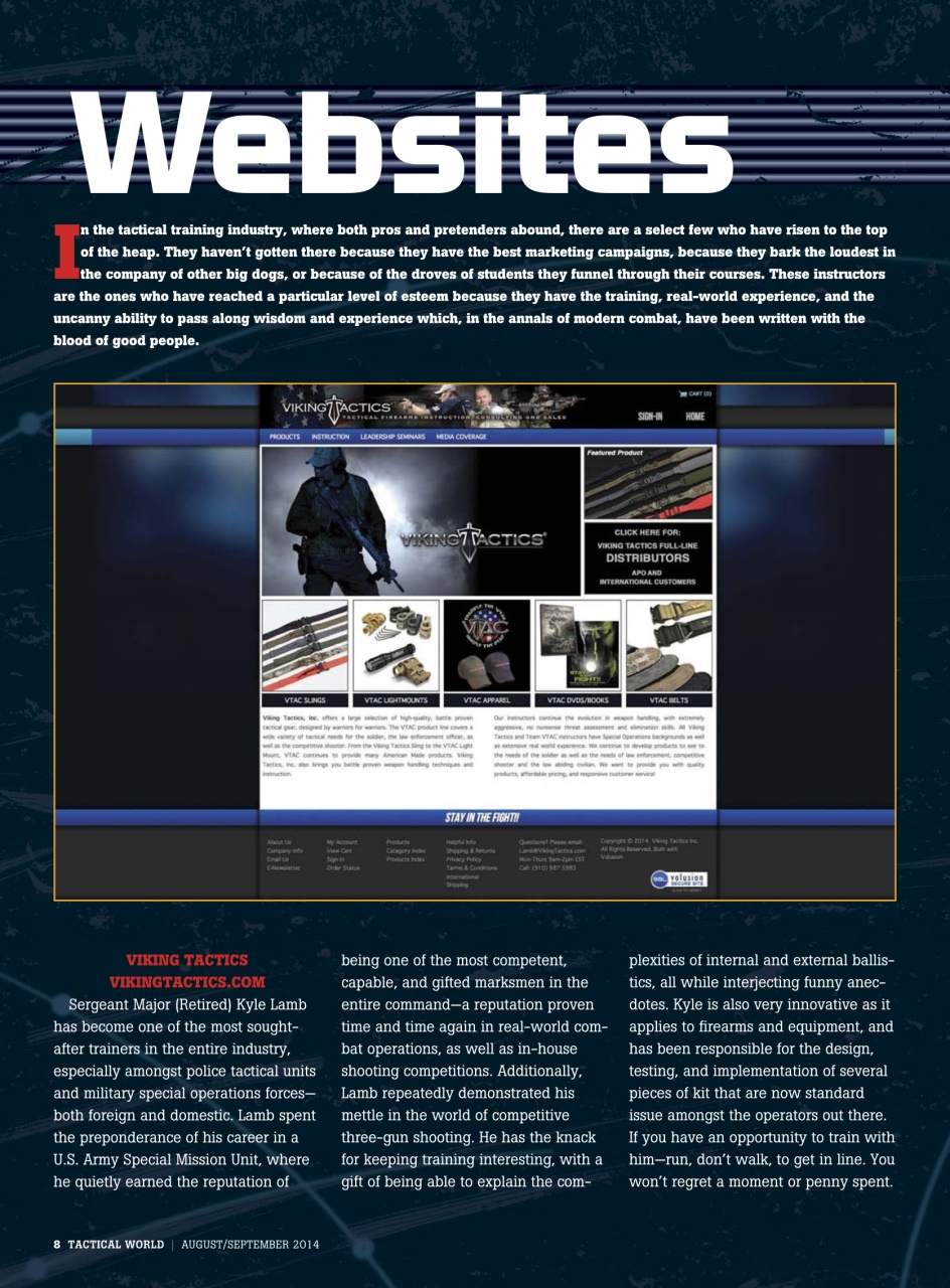 Tactical World Preview Pages