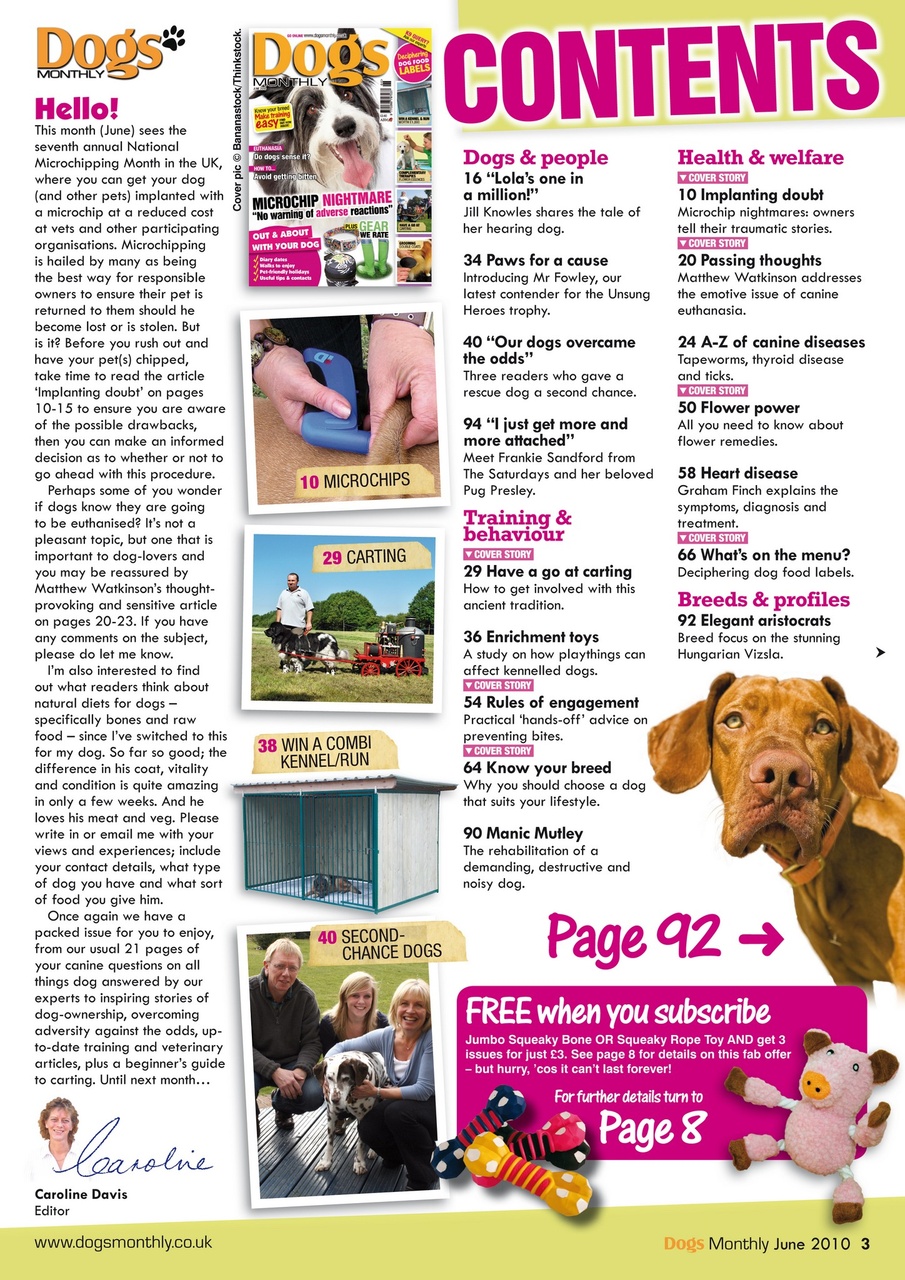 Dogs Monthly Preview Pages