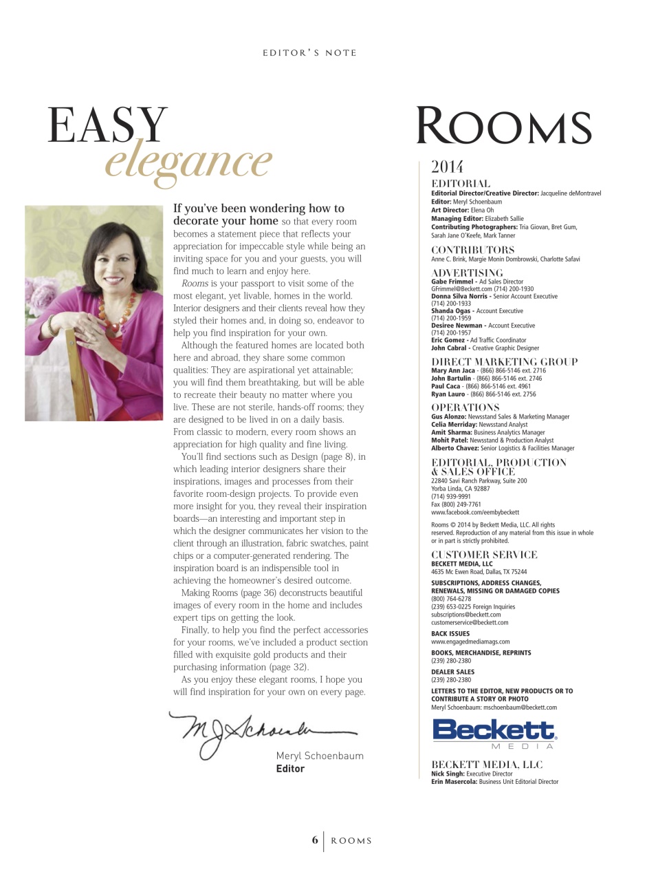 Romantic Homes Preview Pages