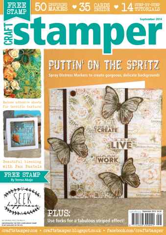 Craft Stamper issue September 2014