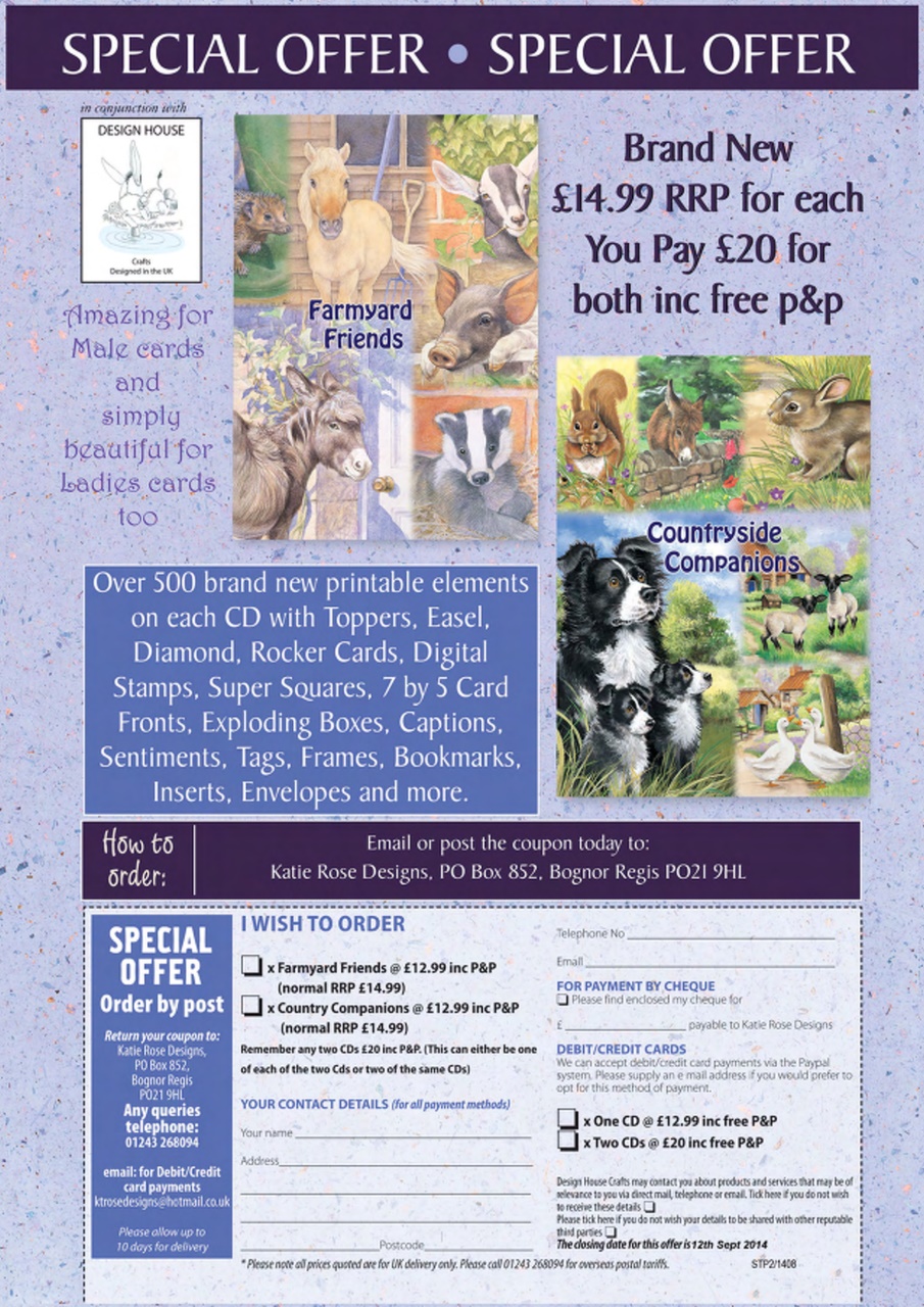 Craft Stamper Preview Pages