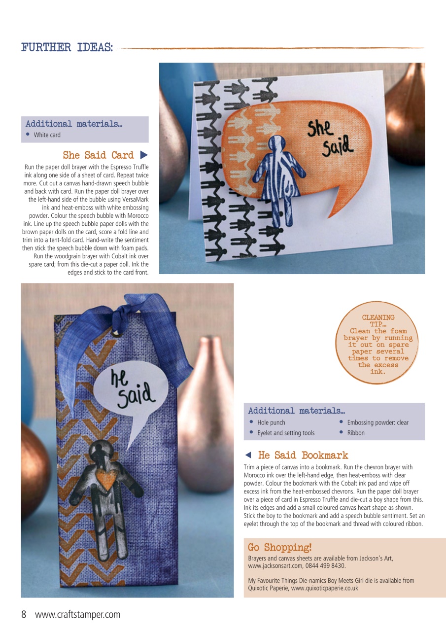 Craft Stamper Preview Pages