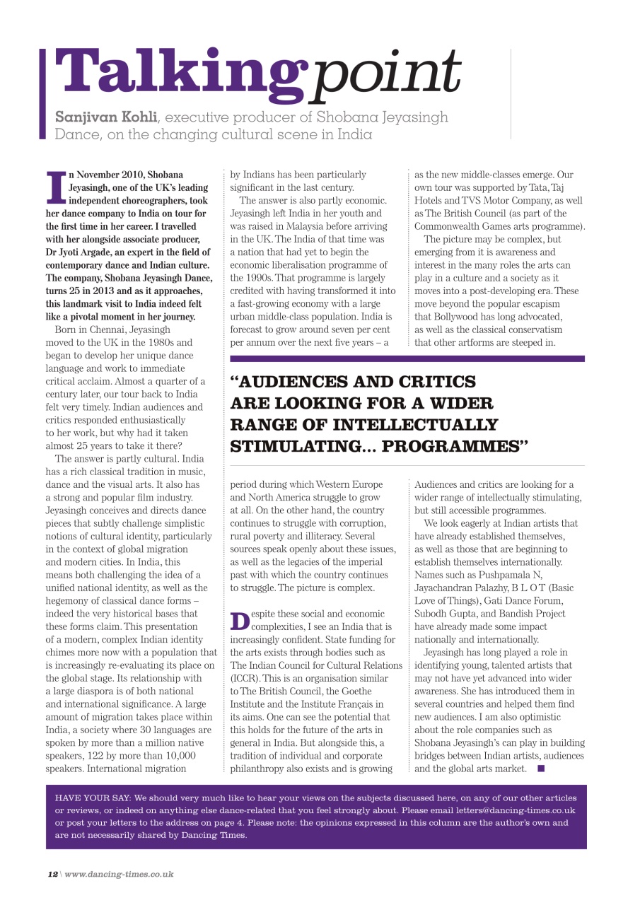 Dancing Times Preview Pages