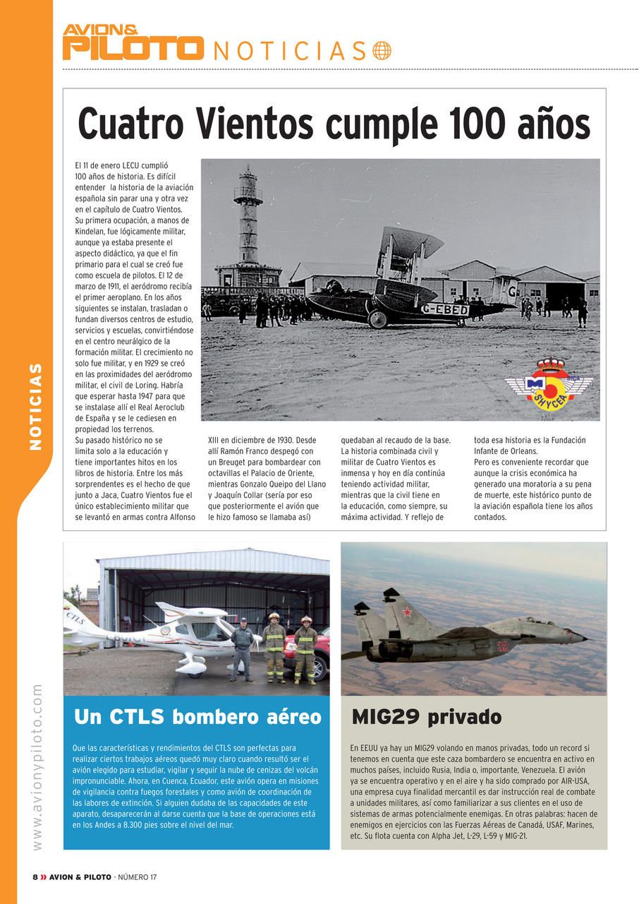 Revista Avion & Piloto Preview Pages