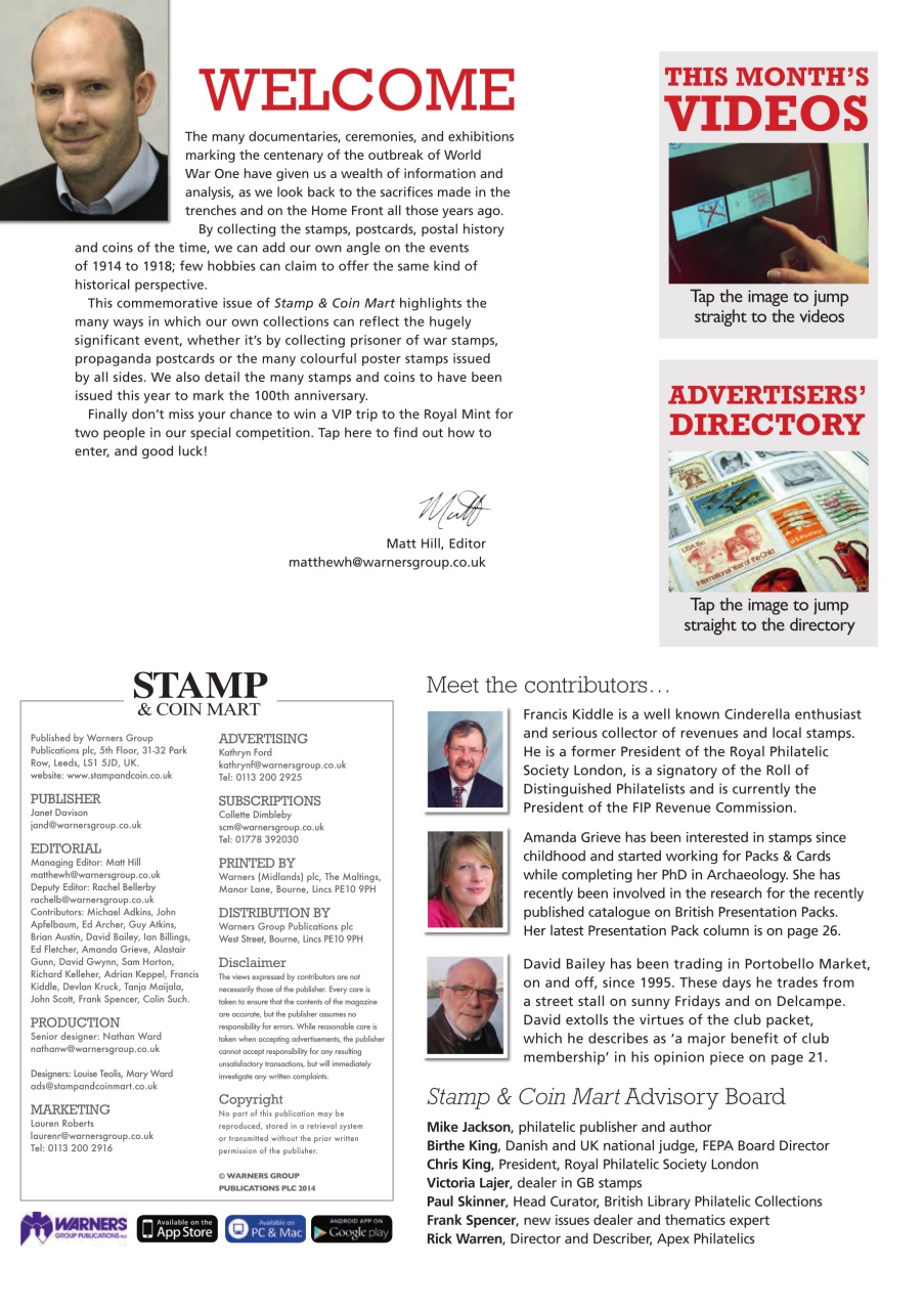 Stamp Collector Preview Pages