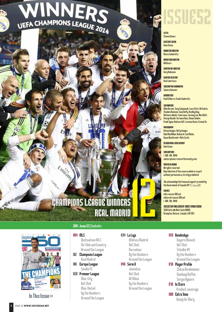 Soccer 360 Preview Pages