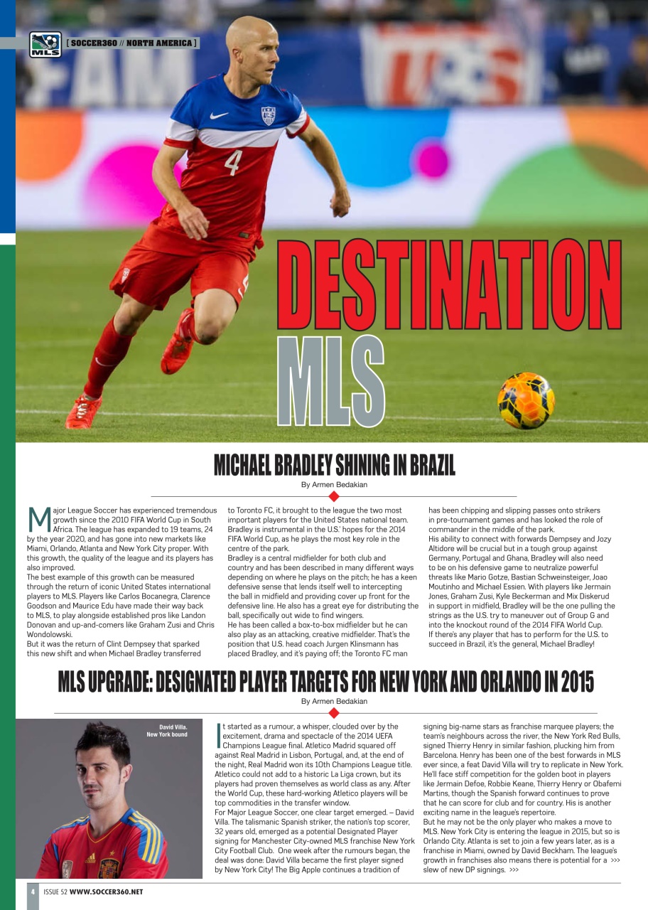 Soccer 360 Preview Pages